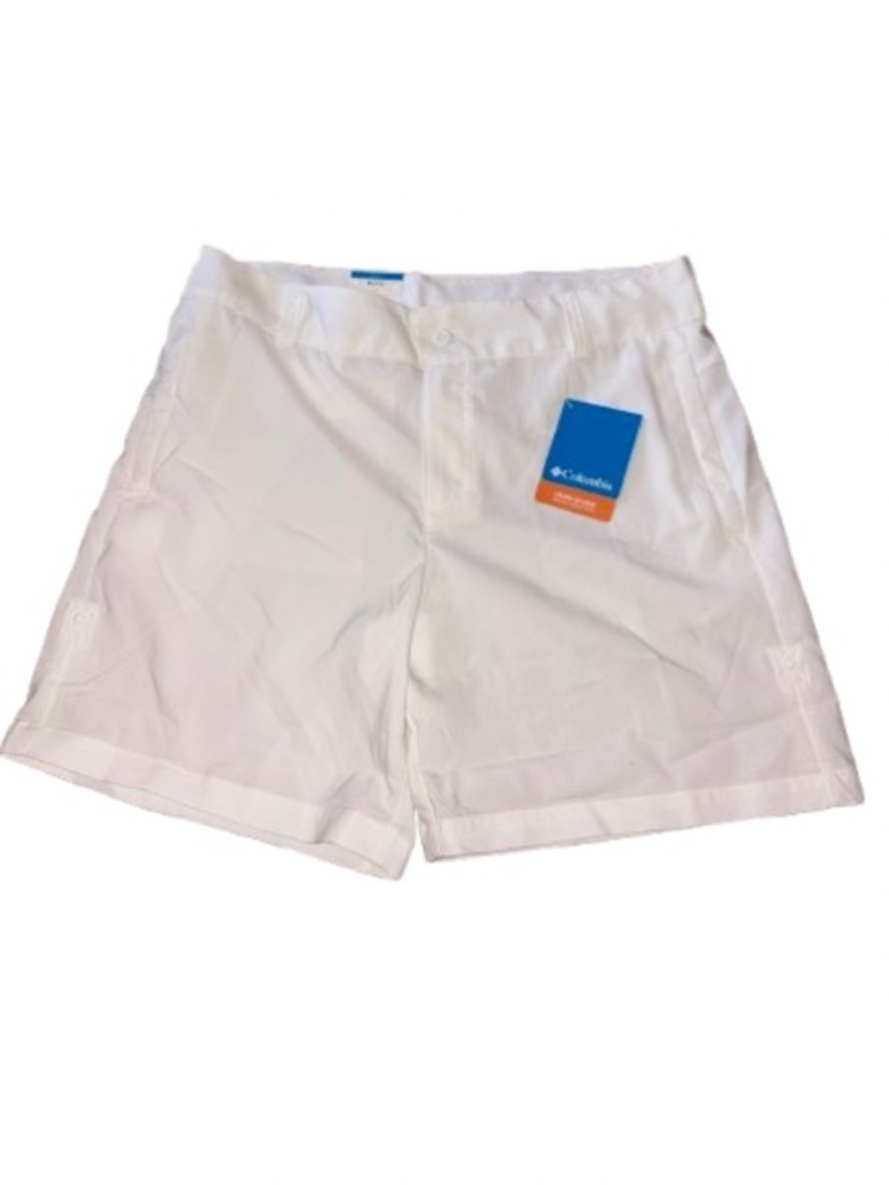 Columbia White Women's Outdoor Shorts 4” inseam NWT size 12